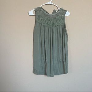 Green Maternity Sleeveless Top